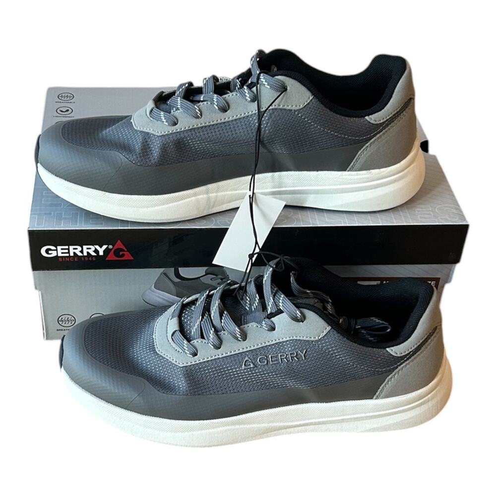 Gerry Men's Creston Shoe, Lightweight, Lace Up, Gray, Size 11